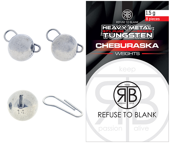 RTB Tungsten Cheburaska Weights