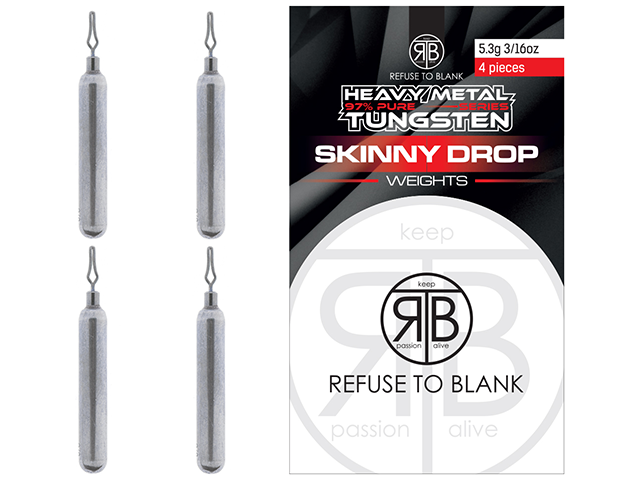 RTB Tungsten Skinny Drop Weights